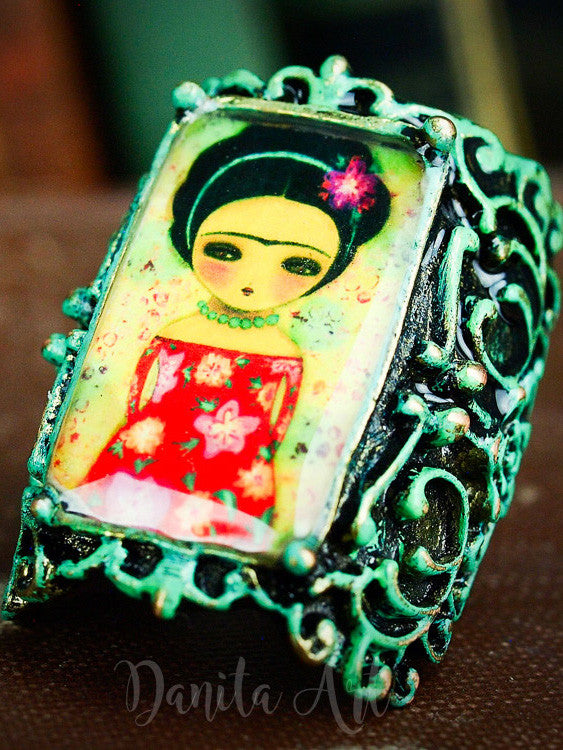 Blooming Frida, Jewelry by Danita Art