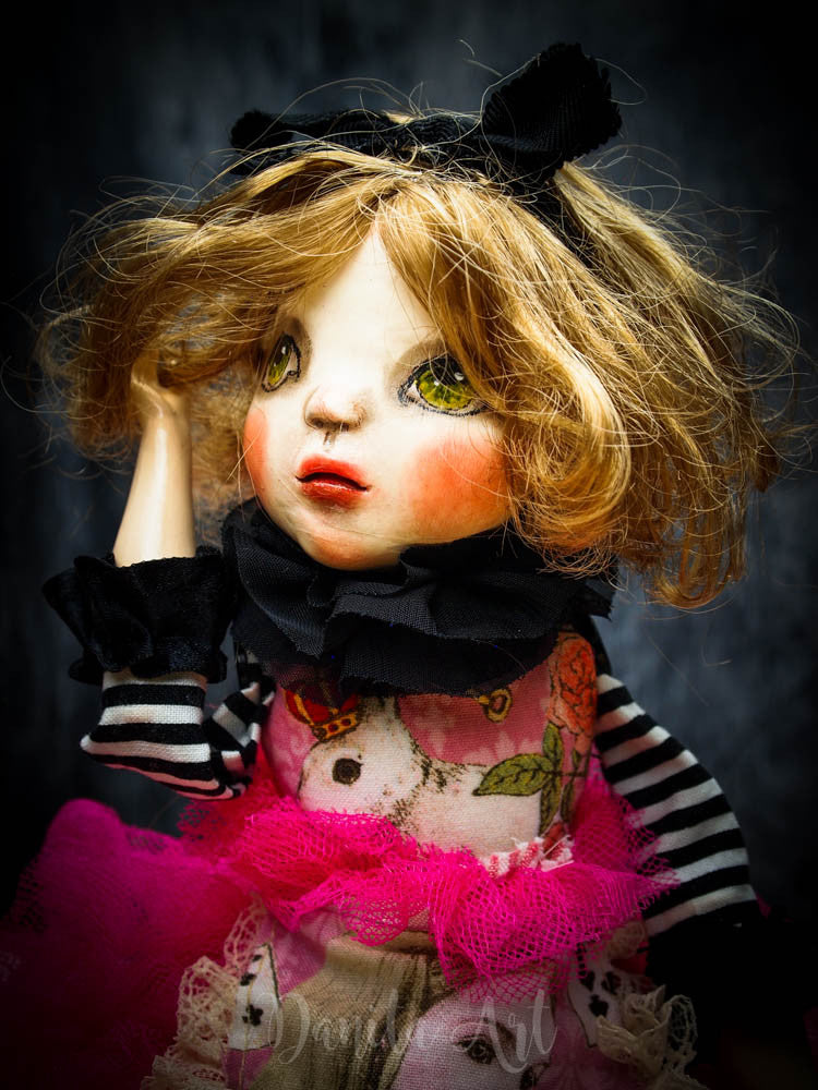 Alice in Wonderland, Art Doll by Danita Art