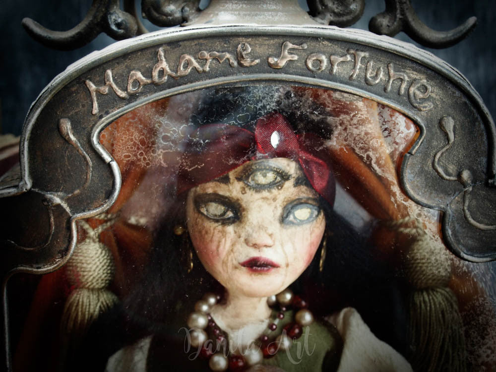 Madame Fortune, Art Doll by Danita Art