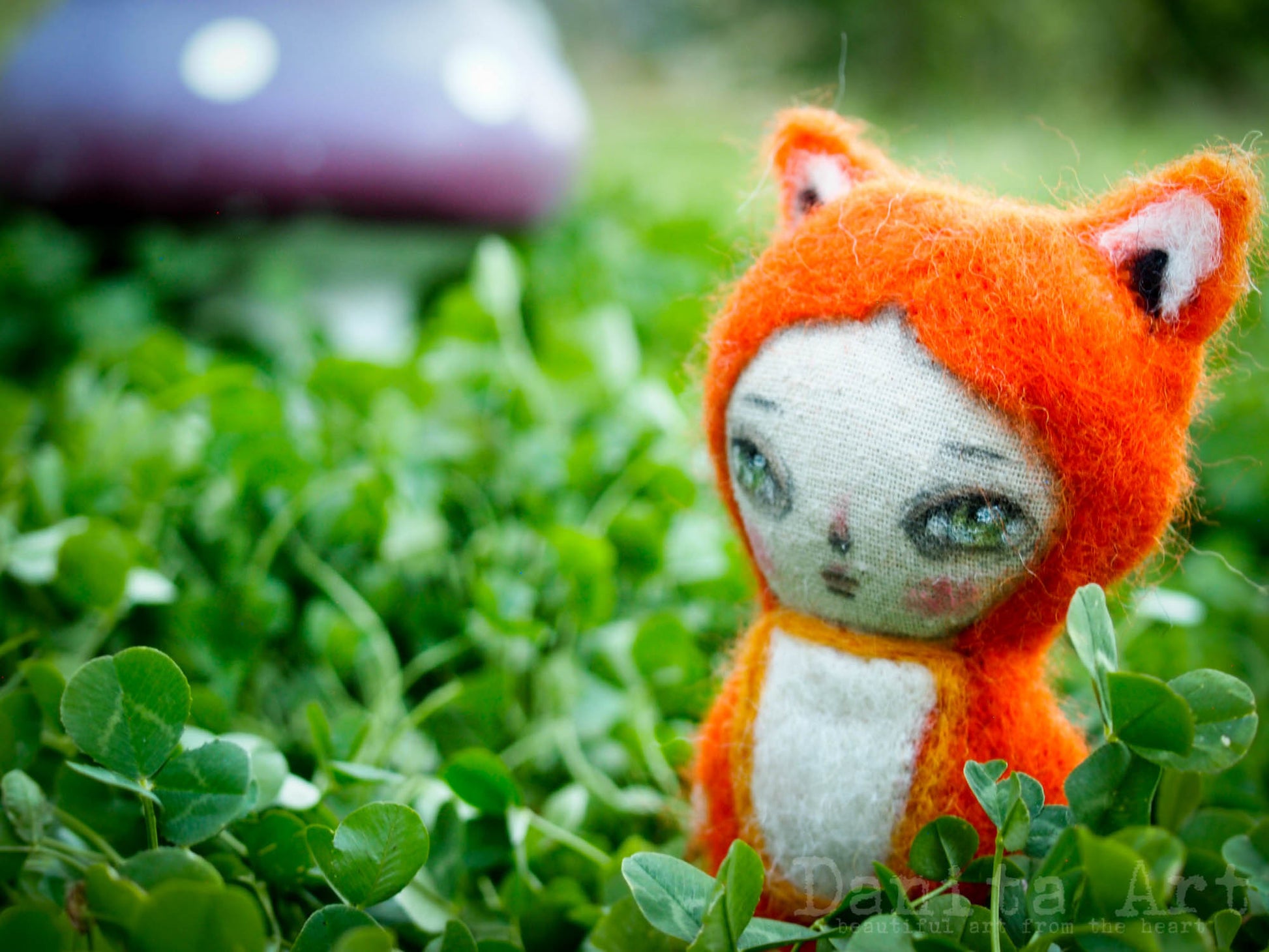 Foxy, the sly fox, Miniature Dolls by Danita Art