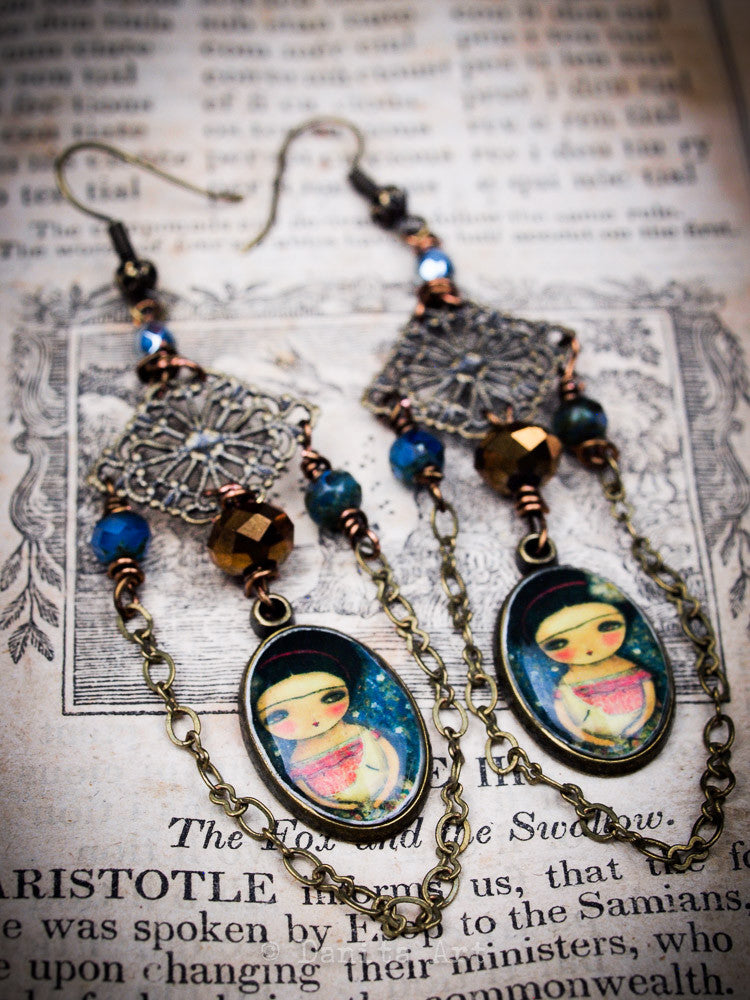 Lullaby for the moon, Jewelry by Danita Art
