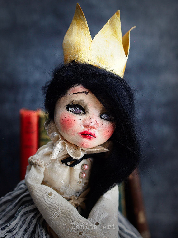 Queen Rose, Art Doll by Danita Art