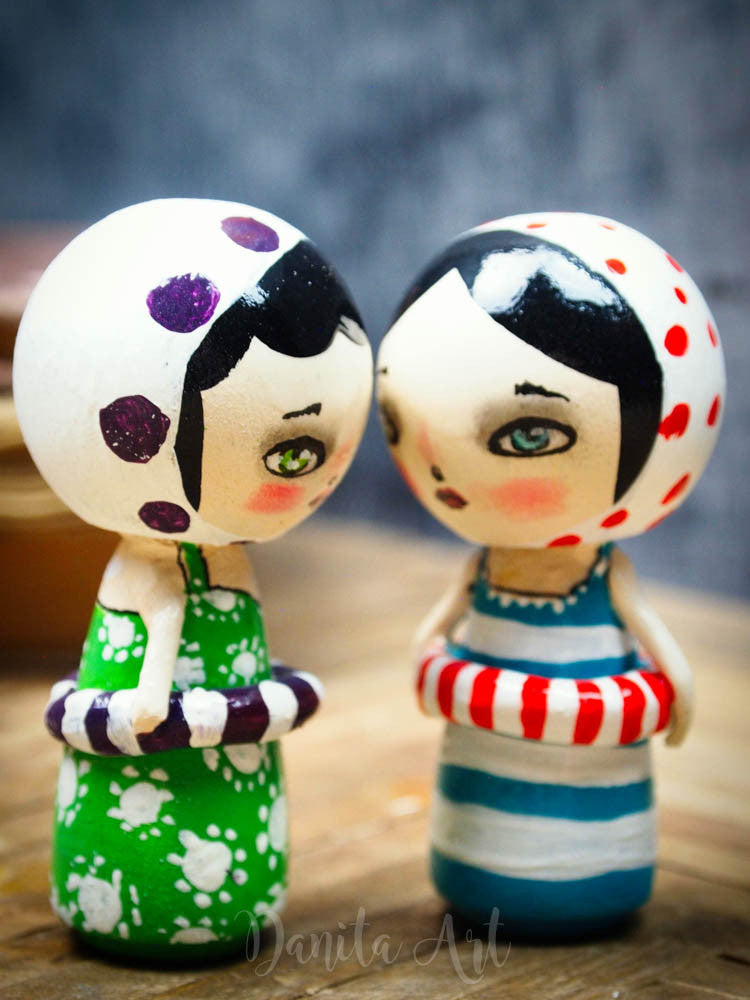 Edith, Miniature Dolls by Danita Art