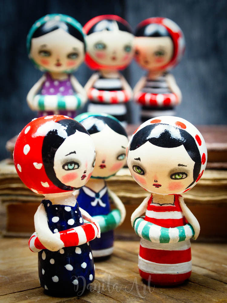 Beatrice, Miniature Dolls by Danita Art