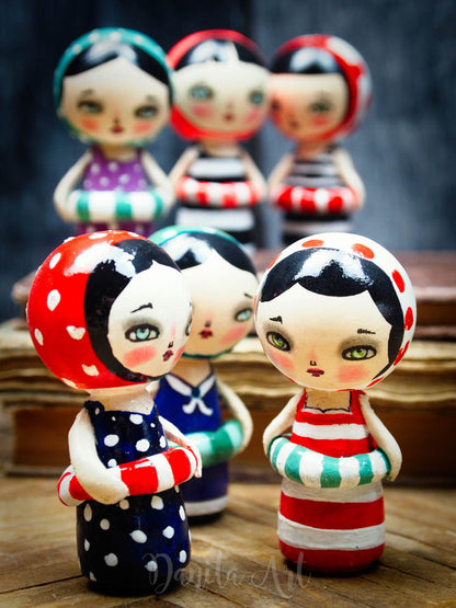 Lenora, Miniature Dolls by Danita Art