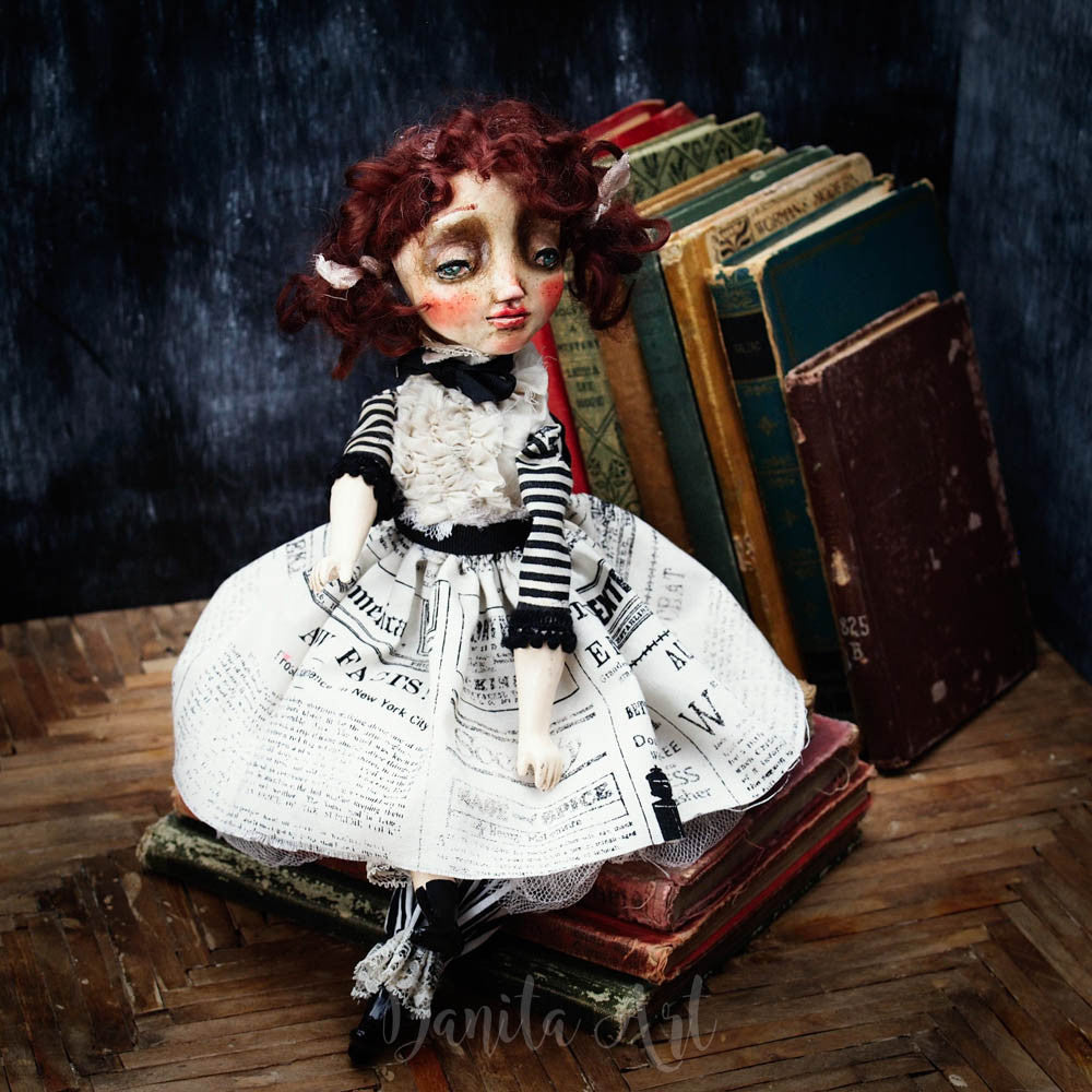 Maggie, Art Doll by Danita Art