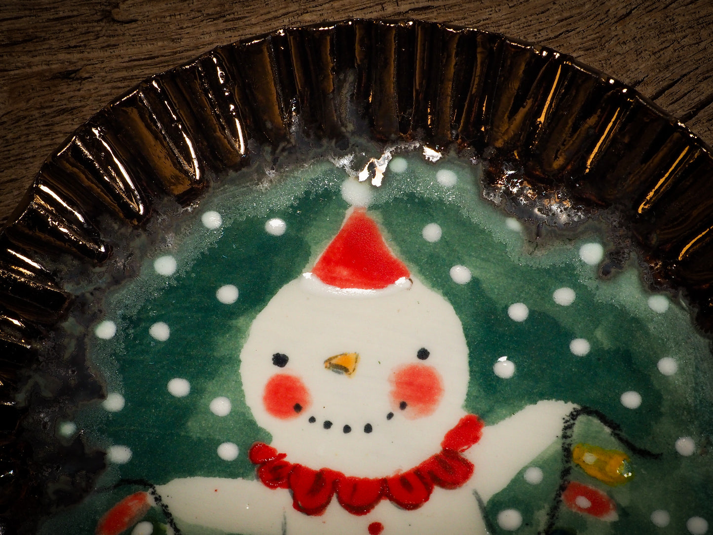 HOLIDAY CAKE PLATE #16