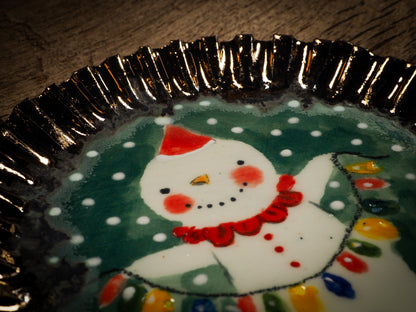 HOLIDAY CAKE PLATE #16