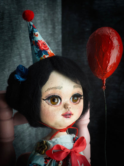 Birthday girl, Art Doll by Danita Art