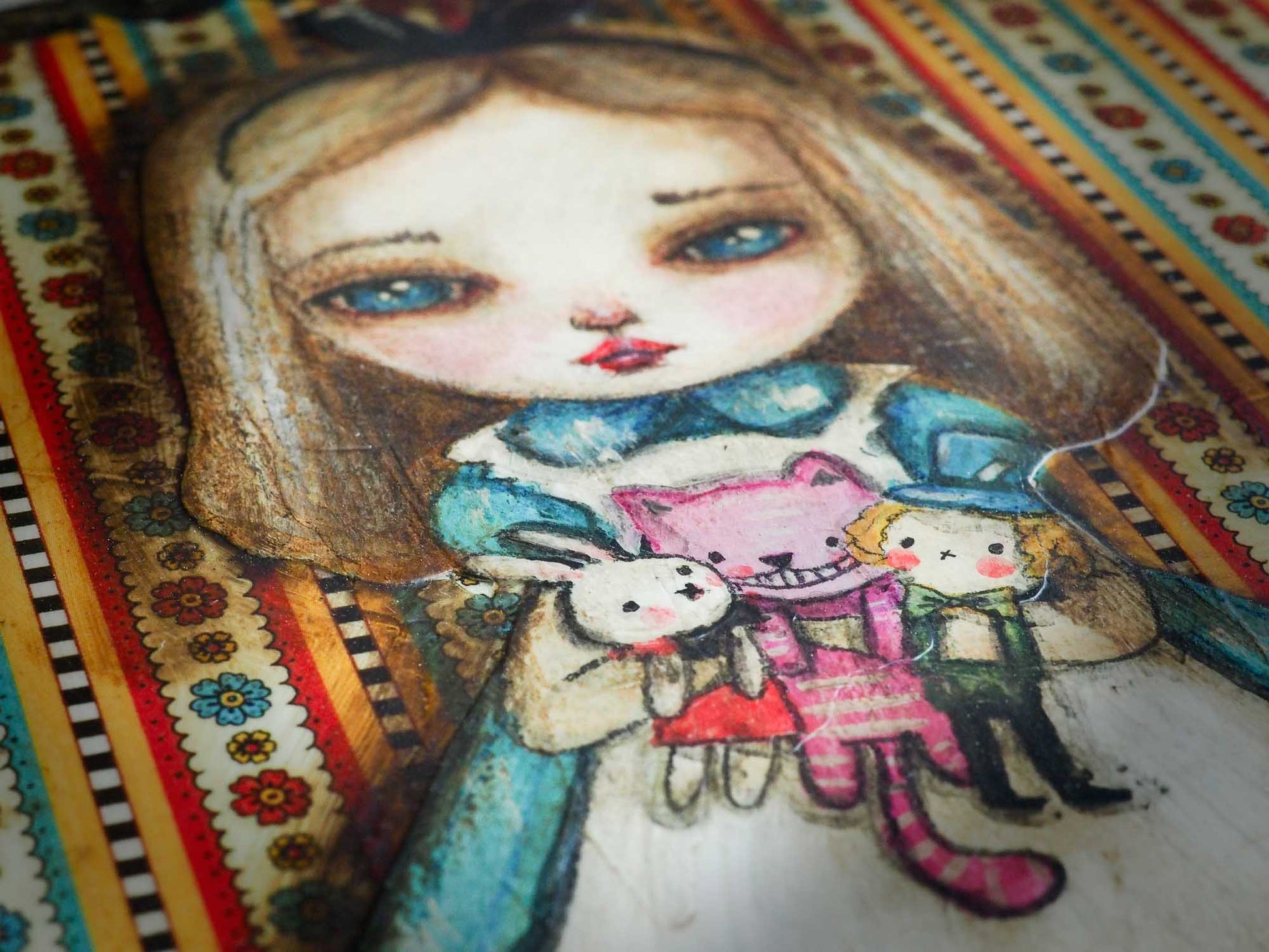 Alice and friends, Original Art by Danita Art