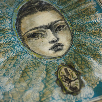 Frida Tehuana, Original Art by Danita Art
