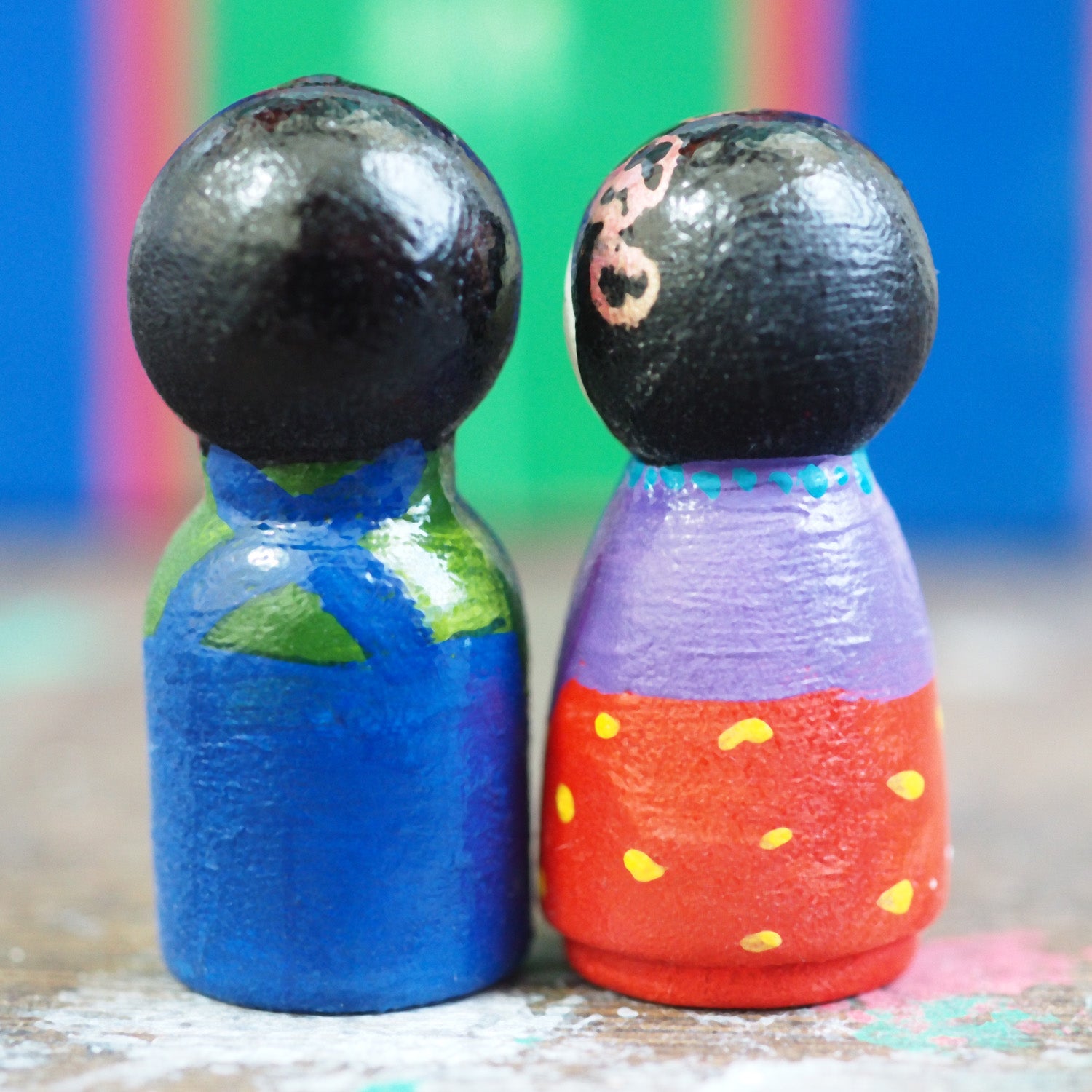 FRIDA AND DIEGO, Miniature Dolls by Danita Art