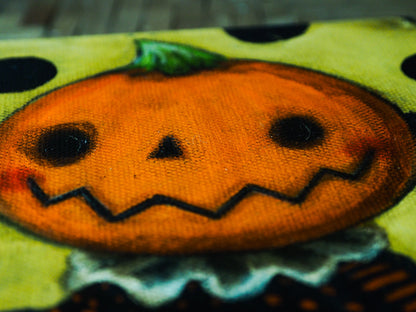 LET'S SHARE - Danita's Halloween original acrylic painting, Original Art by Danita Art
