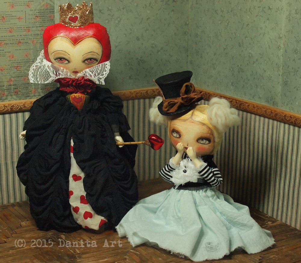 Mad Alice, Art Doll by Danita Art
