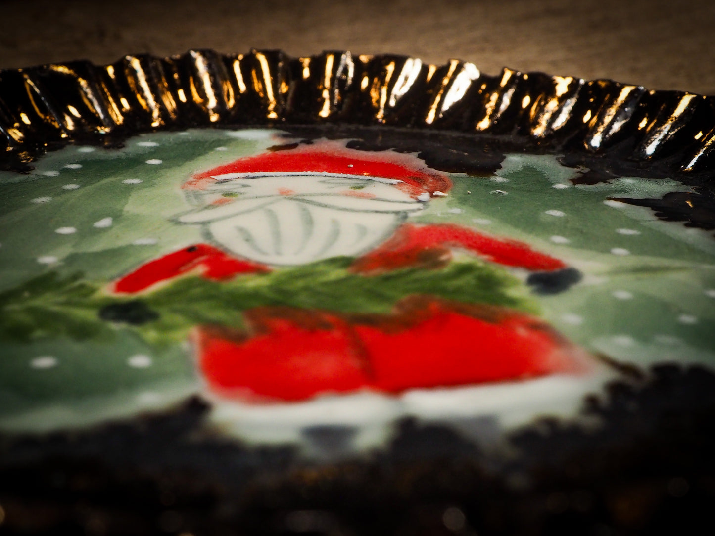 HOLIDAY CAKE PLATE #17
