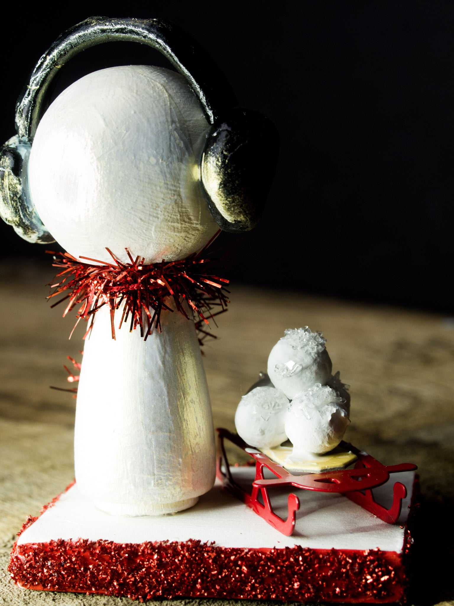 Frosty the snowman, Miniature Dolls by Danita Art