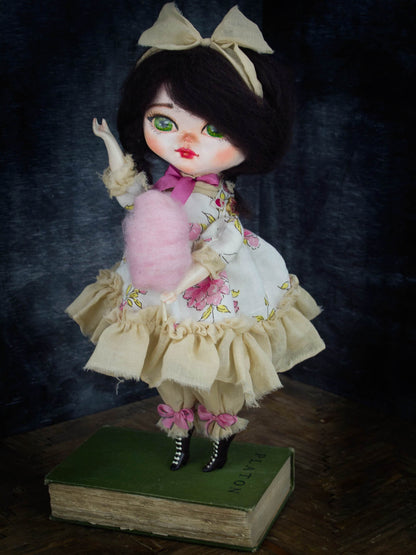 Cotton candy Belle, Art Doll by Danita Art