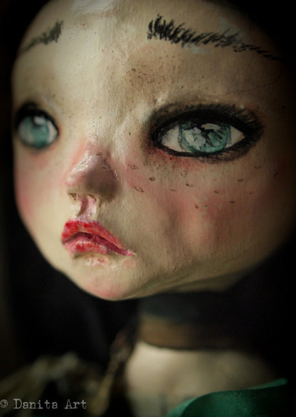 Agatha, Art Doll by Danita Art