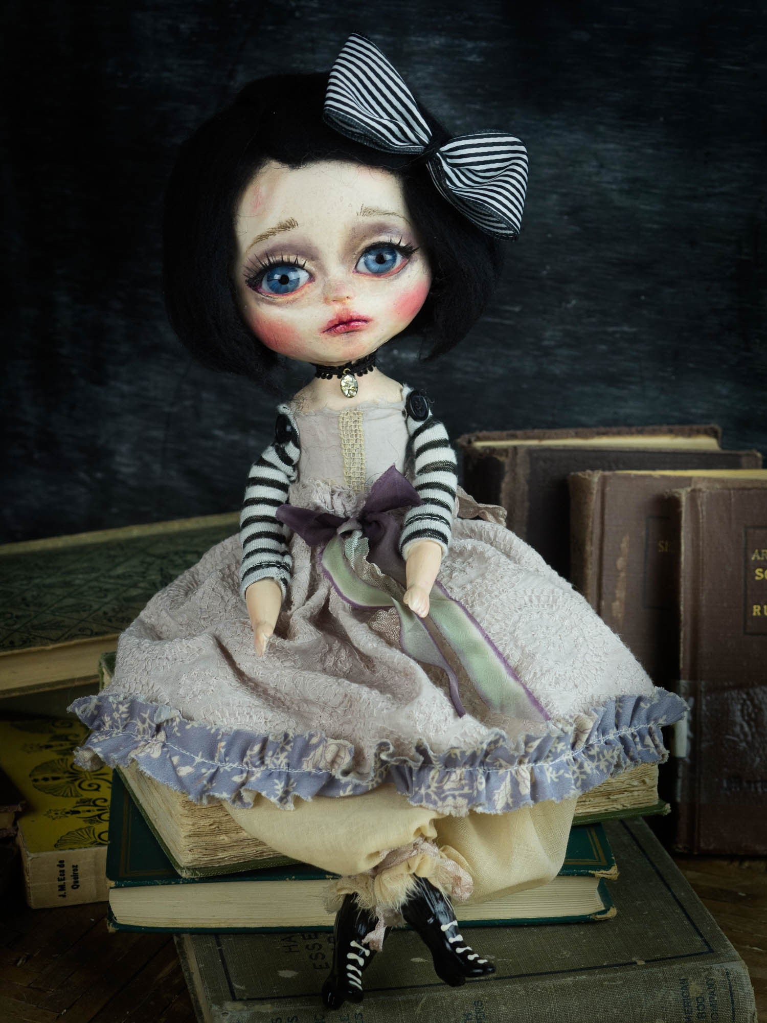 Danita makes amazing handcrafted art dolls with her secrets for dollmaking techniques. See the details she gives to their lifelike art dolls.