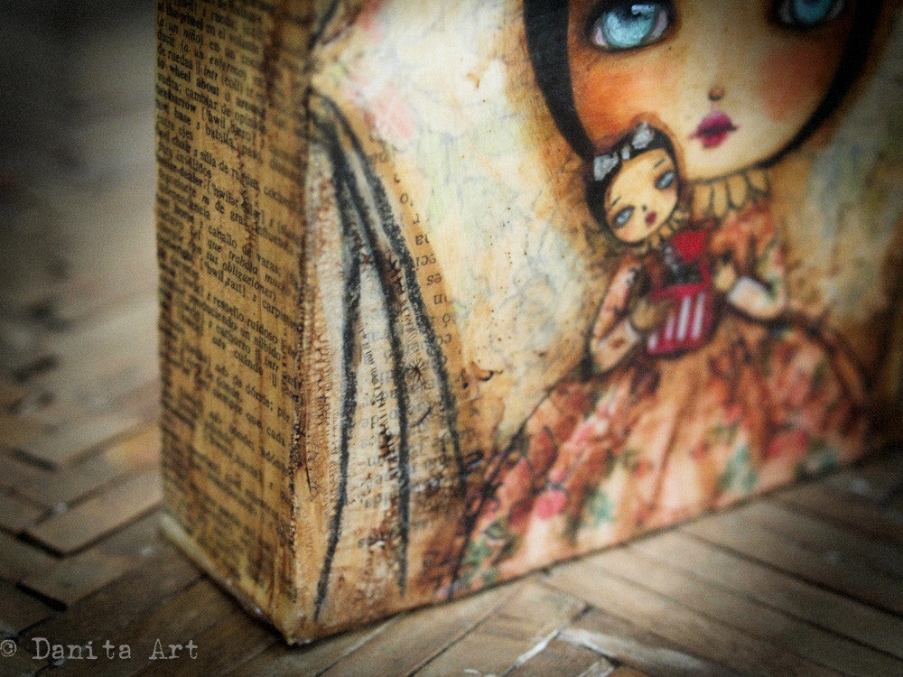 Me In The Box - Original Painting, Original Art by Danita Art