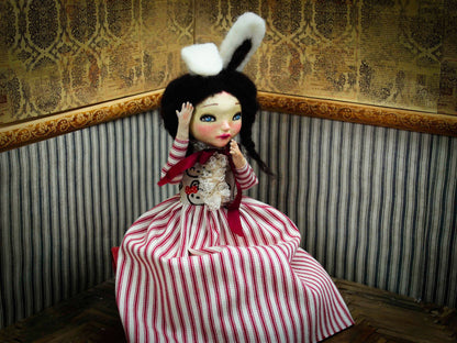 Little Miss Bunny, Art Doll by Danita Art