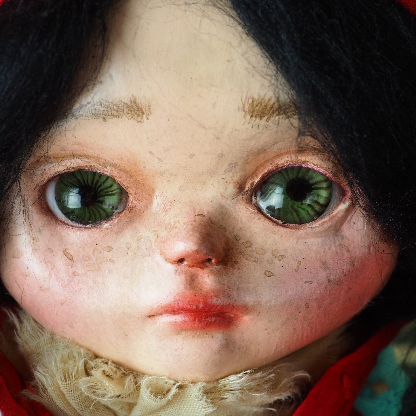 LITTLE RED RIDING HOOD, Art Doll by Danita Art