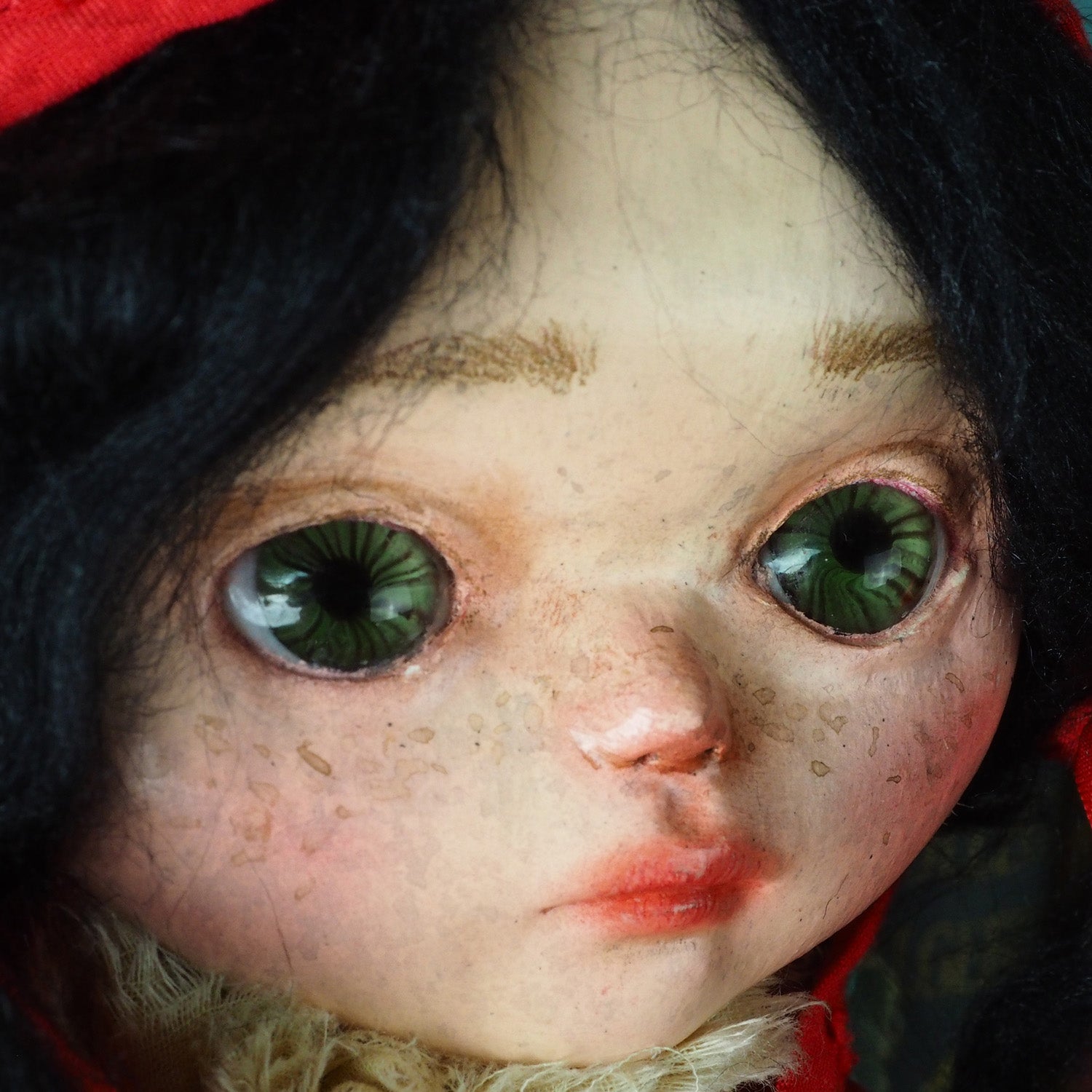 LITTLE RED RIDING HOOD, Art Doll by Danita Art