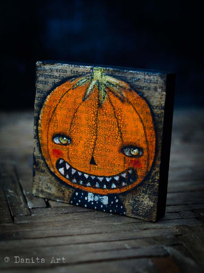 Jack the pumpkin king., Original Art by Danita Art