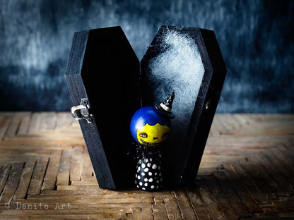The wicked witch, Miniature Dolls by Danita Art
