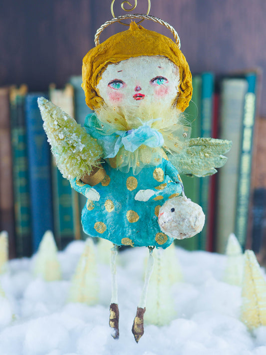 LISA, THE HOLIDAY ANGEL, Art Doll by Danita Art
