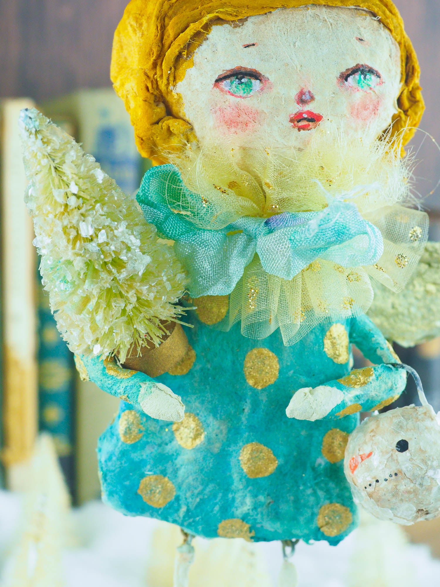 LISA, THE HOLIDAY ANGEL, Art Doll by Danita Art