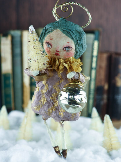 GRACE, THE HOLIDAY ANGEL, Art Doll by Danita Art