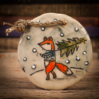 ROUND HOLIDAY ORNAMENT #18