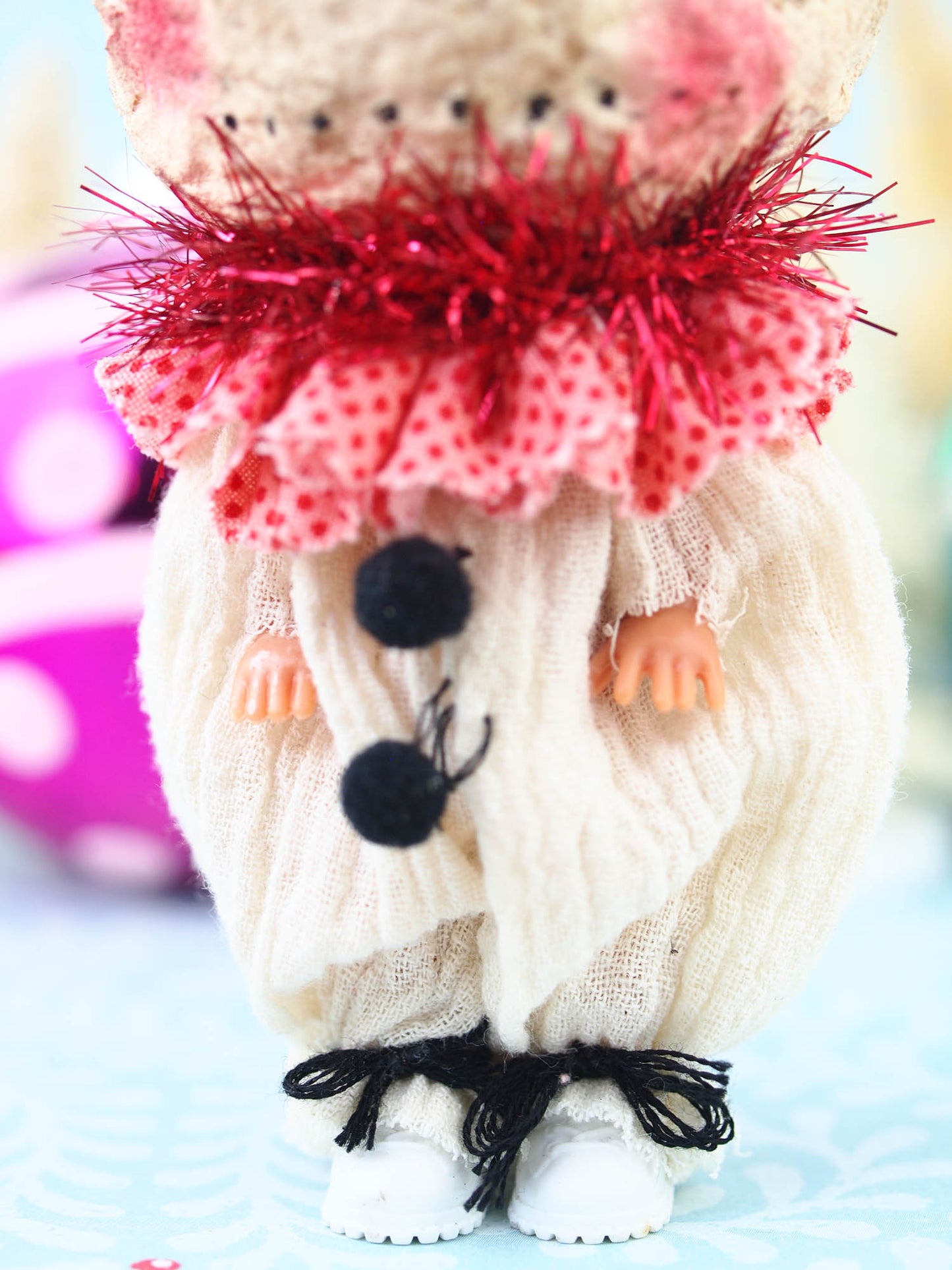 Charles the snowman, Miniature Dolls by Danita Art