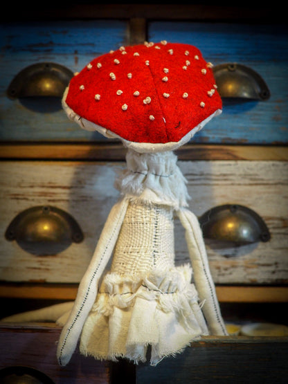 ADVANCED ORDER FOR THE WOODLAND MUSHROOM COLLECTION - Original woodlands handmade art doll by Danita Art, Art Doll by Danita Art