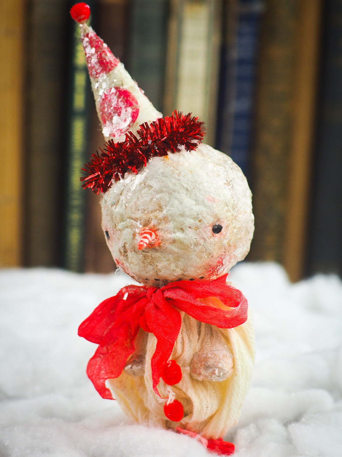 FROSTY THE SNOWMAN, Art Doll by Danita Art